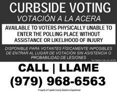 How to vote curbside in Fayette Co. explained