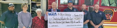 LCRA grant totaling $47,855 awarded to SVFD for annex to fire station