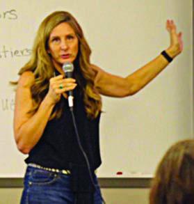 HIGH-POWEREd EdUCATION on donor development, event fundraising and marketing was brought by presenter Bridget Brandt.