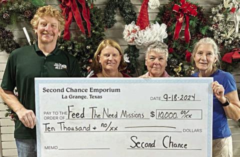 Second Chance donates to Feed The Need Missions