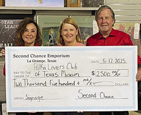 Second Chance donates to polka museum