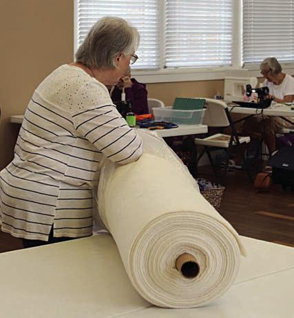 Charity quilt workshop conducted by Quilt Guild