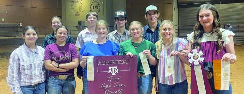 FFA’ers enter Aggiefest livestock judging contest