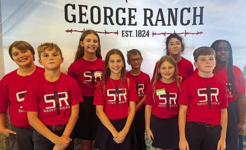 St. Rose fifth graders visit George Ranch