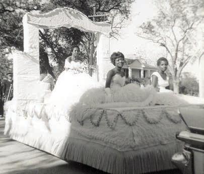 Float in the 1961 Juneteenth parade in La Grange. Photo Courtesy of Lorenza Crosby