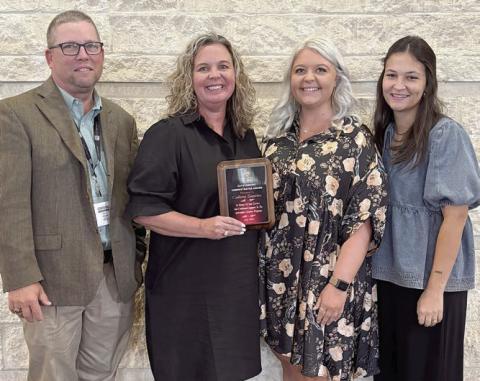 SHS principal awarded by ag teachers assn.