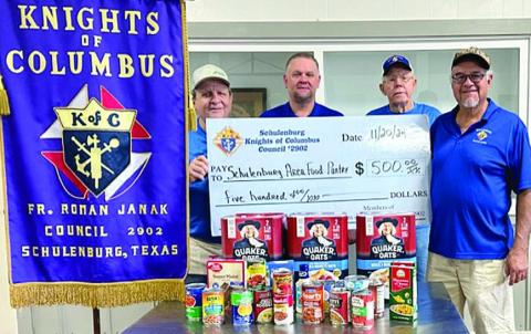 KC food drive benefits schulenburg area Food Pantry