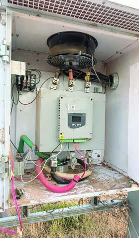 Copper wire theft reported