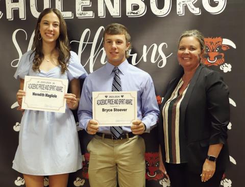 SHS Academic Pride & Spirit Award recipients