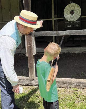 A laser shoot ing gall ery – inspired by the historic marksmanship competitions held by the Schuetzenverein – will be one of the activities at the Independence Day celebration on Saturday, July 5 at Kreische Brewery and Monument Hill State Historic Sites.