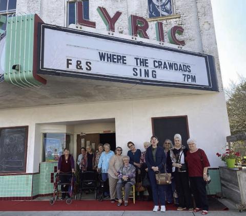 Lyric Theater in Flatonia hosted 13 members from Senior Connections for a movie on Tuesday, Jan. 10.