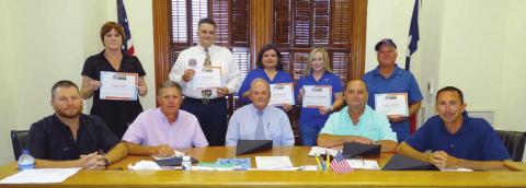 Members of CERT recognized