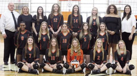 2024 LADY HORN VOLLEYBALL TEAM MEMBERS, COACHES, AND MANAGERS