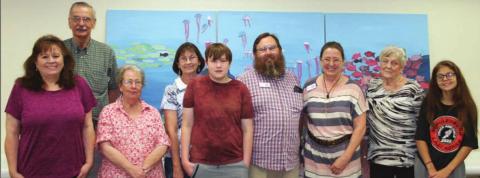 Craft program at Public Library