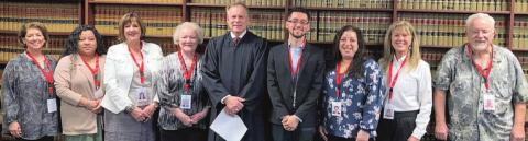 Eight CASA volunteers sworn in