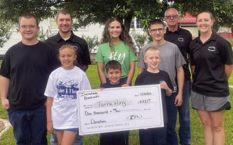 Incredible Knockouts donate to Turtle Wing