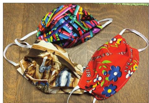 Children’s Masks – Navidad Valley Community Connections has masks available for the public, including the children’s masks pictured. There are also adult masks in a variety of styles, and NVCC tries to accommodate special requests.