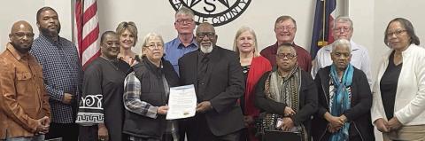 Proclamation presented for Black History Month