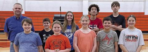 Local K. of C. free throw contest winners
