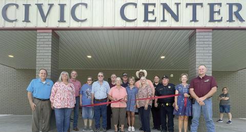 Ribbon cut at remodeled Civic Center