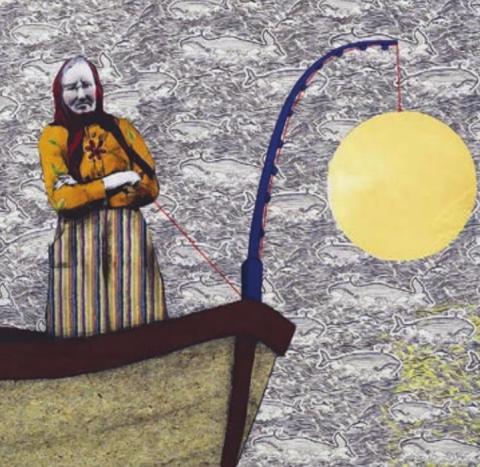 “Guided by the Moon” by Debbie Little Wilson 24” x 24”