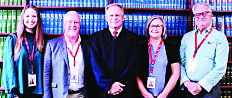 Four CASA volunteers sworn in