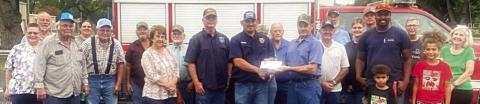 Young Farmers donate to Schulenburg Volunteer Fire Department