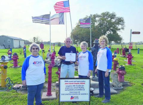 John Everett DAR recognizes smith’s flag display