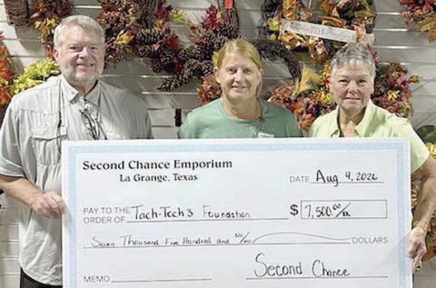Second Chances donates to Tach-Tech3