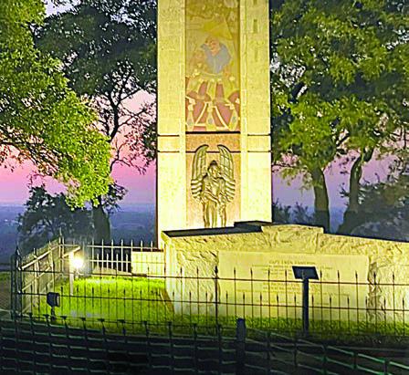 Nigh ttime lantern tours will tell the history of Monument Hill, revealing the stories of the men buried in the tomb.
