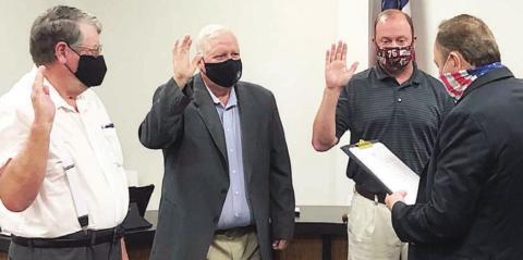 Aldermen sworn in