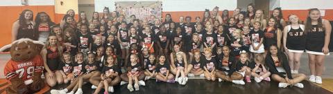 55 youngsters attend SISD Mini-Cheer Camp