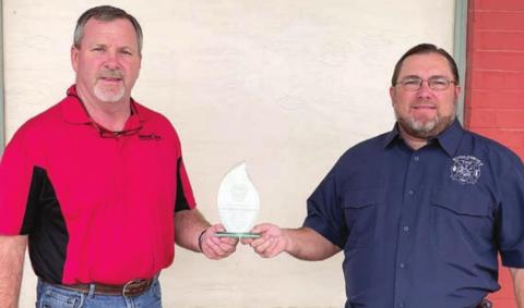 Vvyjala gets SVFD service award