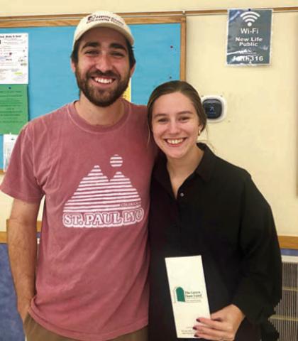 Guest speakers were Caleb and Ashleigh Parks.