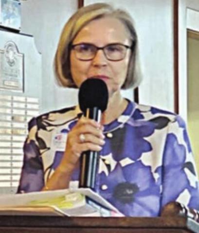 Guest speaker was author Elaine Thomas.