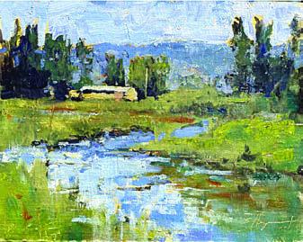 Stephen Henry painting of Utah landscape