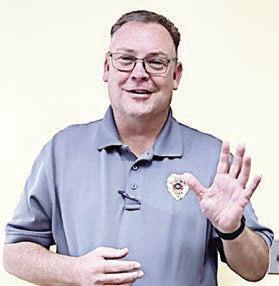 A program on safety was given by Police Chief Troy Brenek at the Literary Club’s October meeting.