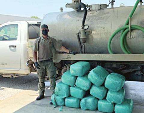 Marijuana bust made during stop of septic cleaning truck