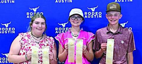 10th Place Senior Team – (from left) Rheagan Karisch, Tatum Fritsch, Holden Holub and (not shown) Brealey Nieto.