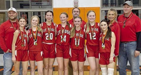 St. Rose girls’ team goes 3-0 in local tourney