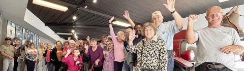Enjoying an adventure to the Heritage Society Museum of Weimar followed by lunch at Rodeo Grill was a large group of Senior Connections members – including (from left) John Soos, August Kalinec, Paul Williams, Betty Helcamp, Jeryln Coleman, Ginni Berwick, Kitra Ruiz, Freida Ellison, Leona Lange, Mary Ann Jurica, Mary Guenther, Misty Scheindler, Annette Jasek, Gloria Cook, Jonell Vasek, Berni Gillings, Carolyn Moore, Debbie Price, Frank Lafferty, Deborah Jones, Irma and Charles Ashenbeck and Gary Pauler.