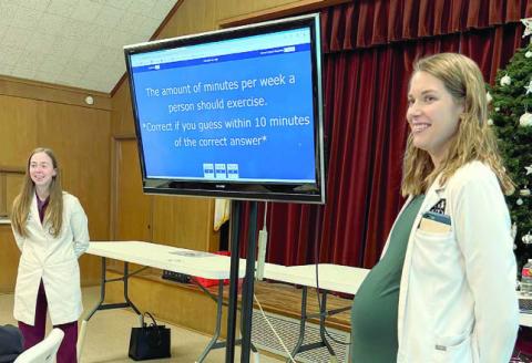 In Weimar, members had a very exciting program on Tuesday, Dec. 7. PA-C Abigayle Adamson, Dr. Leah Mikesky and Cameron from Dr. Duchicela’s office brought a new Jeopardy game for members to play and learn about topics like nutrition, diabetes, lifestyle, vitamins/ supplements and “mystery.” Members were grouped into teams and played against each other. Two teams ended up with the same score at the end, so there had to be a tiebreaker. The winning team received gift cards from Subway.
