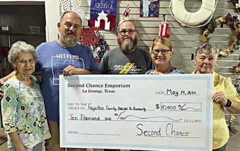 Second Chance donates to Habitat for Humanity