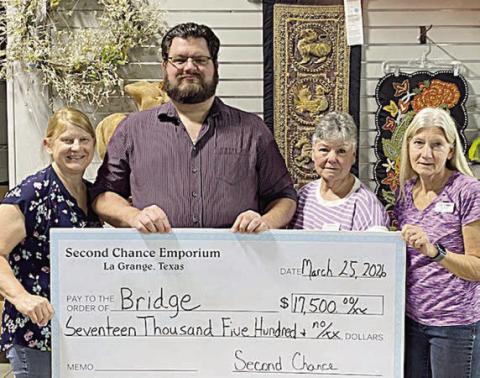 Second Chance gives $17,500 to BRIDGE