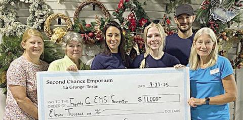 EMS Foundation gets donation from Second Chance