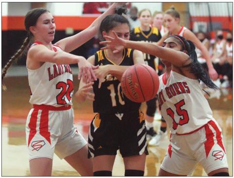 Lady Horns add two wins