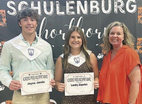 Academic Pride & Spirit Award recipients