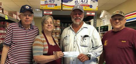 Hermann Sons Life Lodge 14 donation
