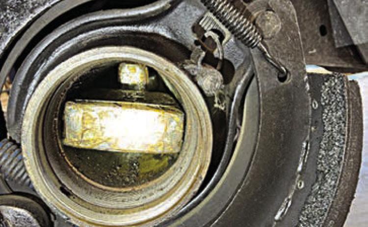 Shown above are the axles that had been altered to conceal the cocaine.