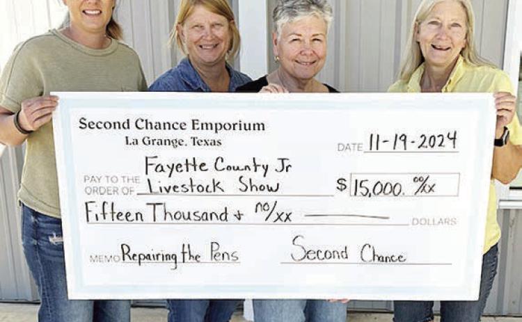 Second Chance donates to FCJLS